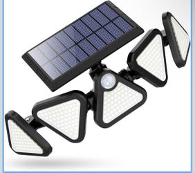 Solar Lights Outdoor, Super Bright Motion Sensor Outdoor Lights, IP65 Waterproof for Garage Yard Patio