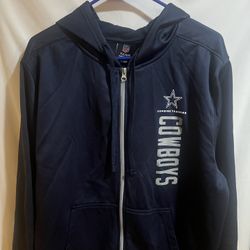 Dallas Cowboys New Era Full Zip Hoodie Size Large Used Good Condition $50 Meet Up In Irving @dfwgoods 