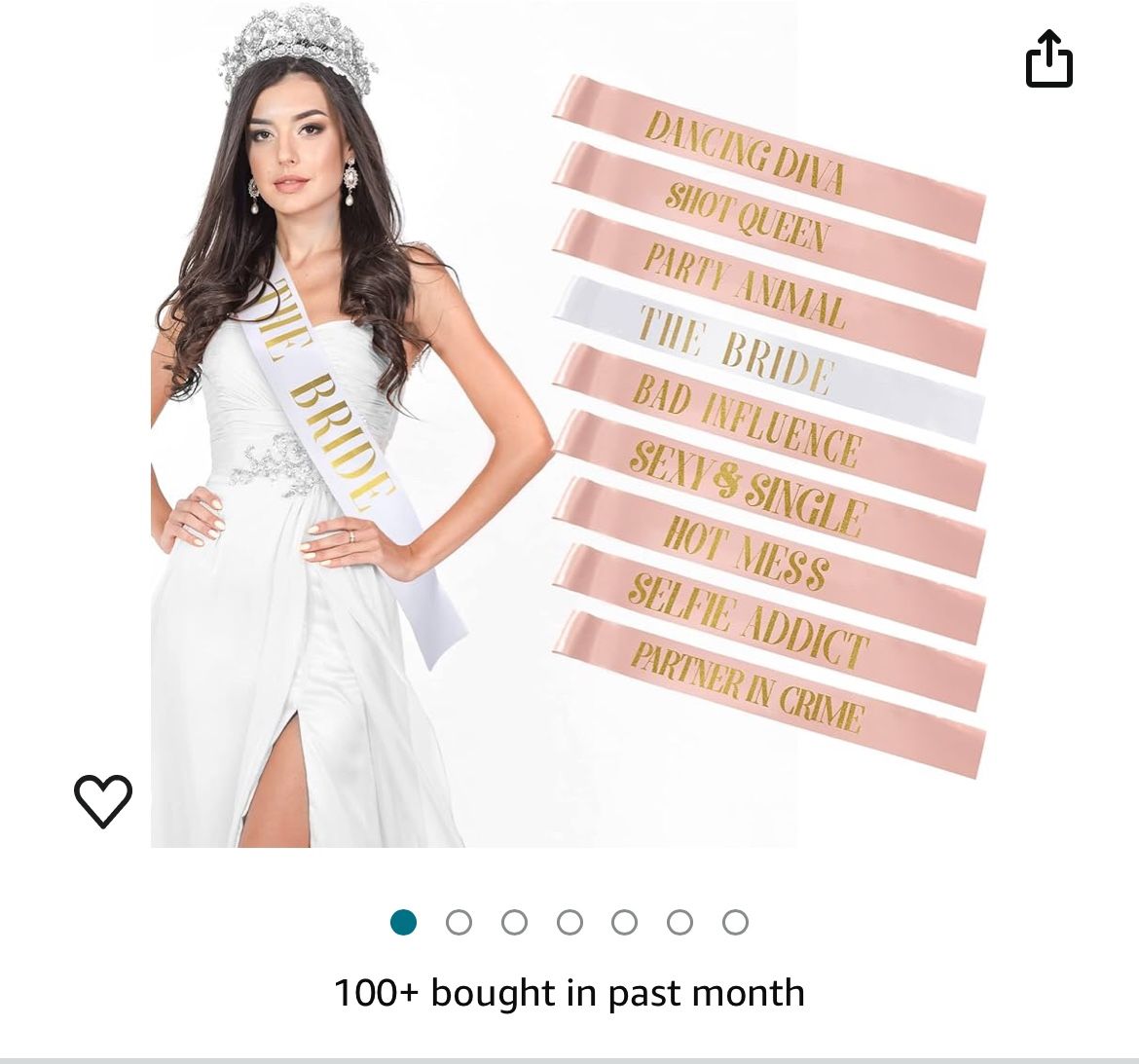 Bridesmaid Sashes