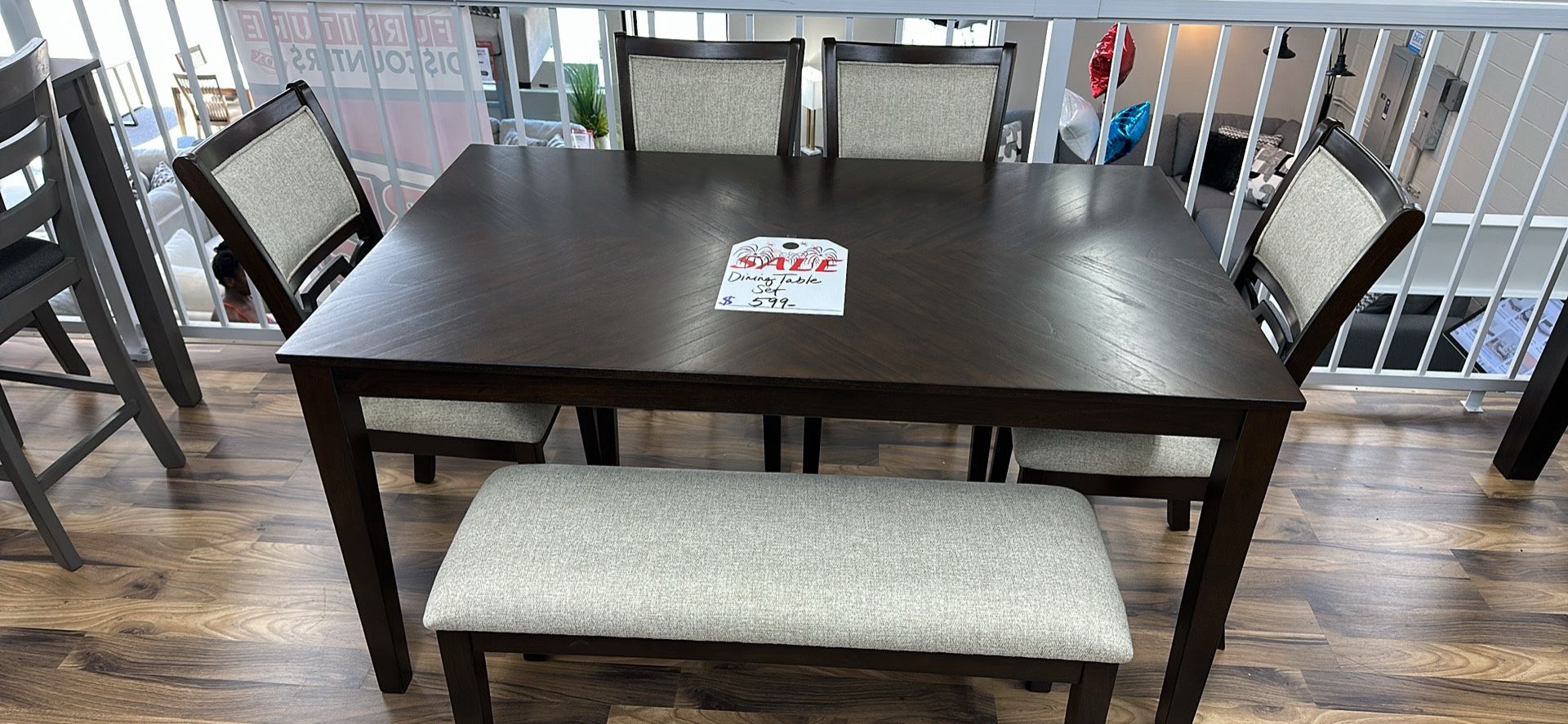 6pc Dining Table Set