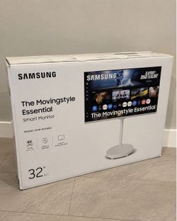 Samsung 32” 4K Smart Monitor The Movingstyle con base ajustable
