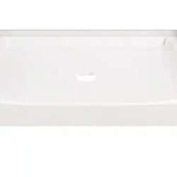Classic 500 36 in. L x 36 in. W Alcove Shower Pan Base with Center Drain in High Gloss White
)
