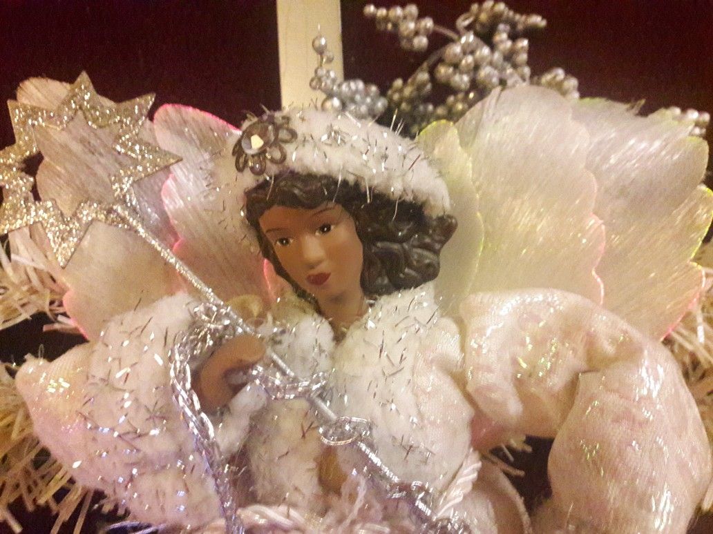 FIBER OPTIC CHRISTMAS ANGEL
