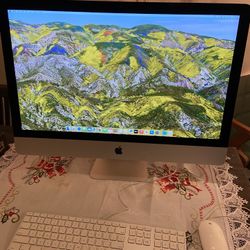 2019 Apple iMac 27-inch Retina 5K Display 3.6 GHz 8-core Intel core i9 32gb Ram 500gb ssd Little nick on the bottom - Works Great - Very Good Stats - 