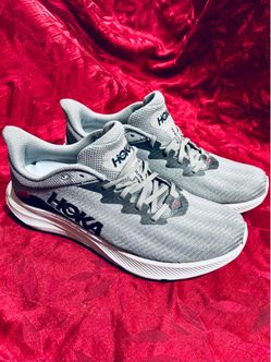 HOKA Solimar Grey Black Running Shoes Mens Lightweight Athletic Sneakers