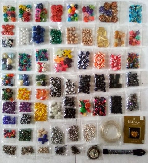 Assortment Of Beads For Crafting