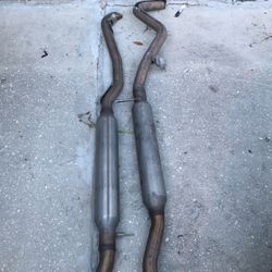 Stock Exhaust Resonator 2011 Acura TL 