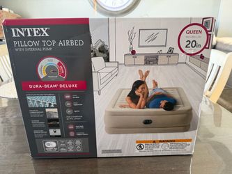 Intex - Dura Beam Plus Series Ultra Plush Airbed, Queen