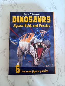 Garry Fleming's Dinosaurs 6 Jigsaw Puzzles and book