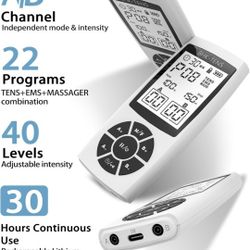 TENS EMS Pain Reliever Massage Unit