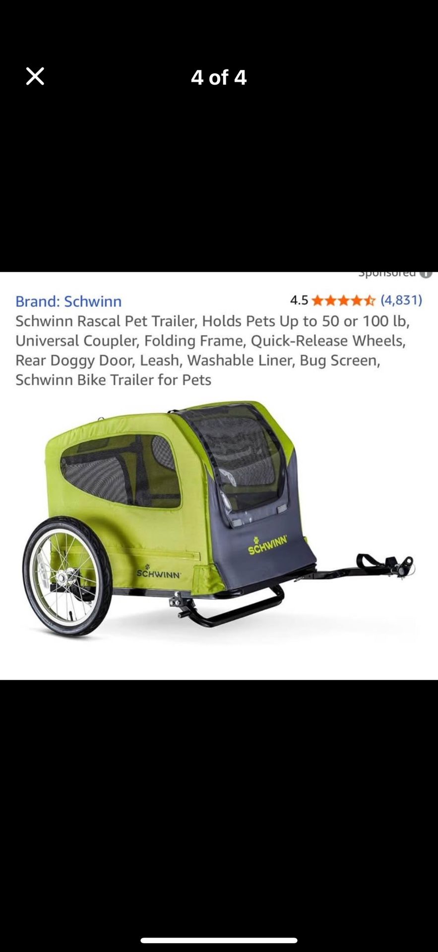 XXL Dog Trailer 