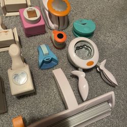 20 Martha Stewart Fisker, and miscellaneous paper punches