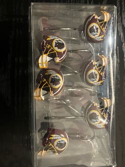 Redskin Shower Curtain Rings