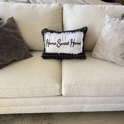 White Bassett Couch 