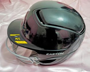 New Easton Alpha Fastpitch Softball Batting Helmet w/ Mask - Black M/L (6 5/8 - 7 1/4) NWOT
