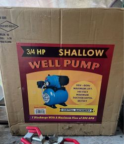 Central Machinery 3/4 HP Shallow Well Pump
