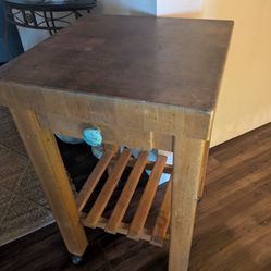 Butcher Block Table