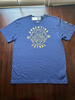 Argentina Soccer Tshirt - navy blue  size L Adidas NEW w/ tags