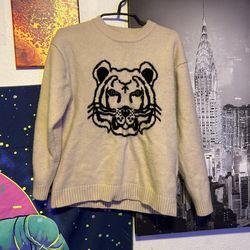 Kenzo Wool Off White Sweater Medium 