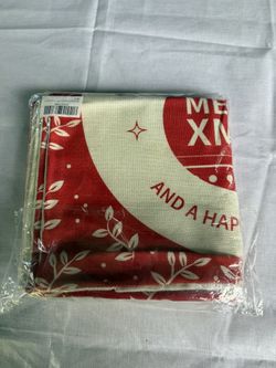 Christmas Pillow Covers – Set of 4 (18x18) Holiday Throw Covers – Brand New