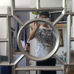 Silver mirror for Sale Silver Decor Mirror