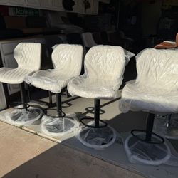 Brand New Adjustable Height, Bar Stools! Each Sold Individually For $80