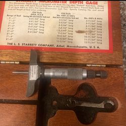 Mitutoyo 1” Blade Micrometer