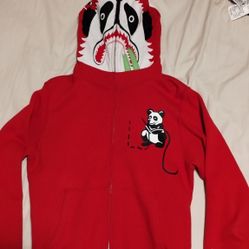 BAPE panda Zipup Hoodie Red