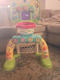 VTech Count & Win basketball and soccer