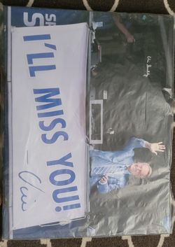 Vin Scully Signed Autographed 24x32 Canvas "i'll Miss You" Dodgers /67