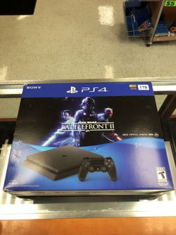 New PS4 1tb w Star Wars battlefront two in box!