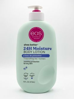 New EOS Crème de pistachio 24H Moisture Body Lotion