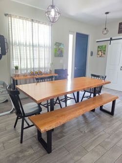Solid wood dinning set