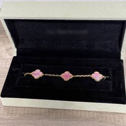 VCA Pink Pearl Bracelet