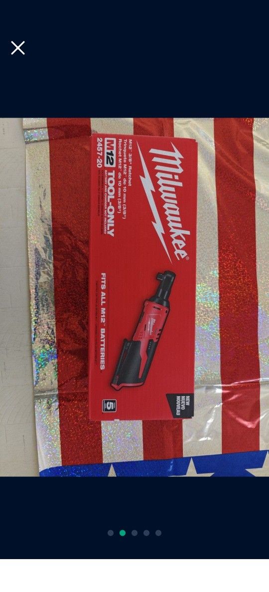 NEW Milwaukee M12 3/8" Ratchet – Tool Only Or Best Offer