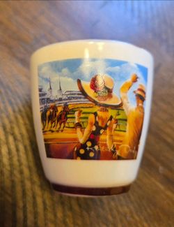 Kentucky Derby shot glass