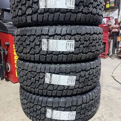 (4) - LT275/65/20 Cooper Stronghold A/T Tires