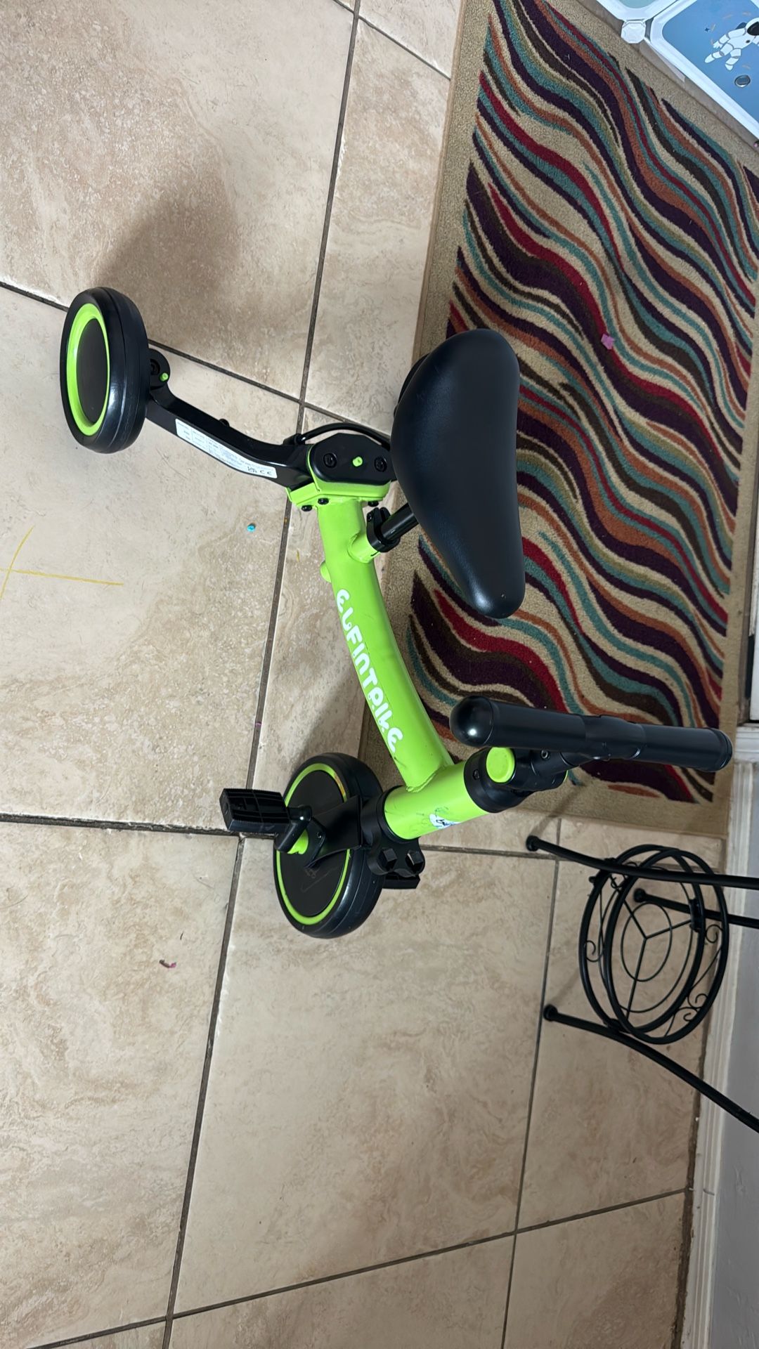 Toddler bike - green