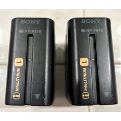 (1) Sony NP-F970 Li-Ion Camcorder Fully Tested $30 Each W LED Charger Included !