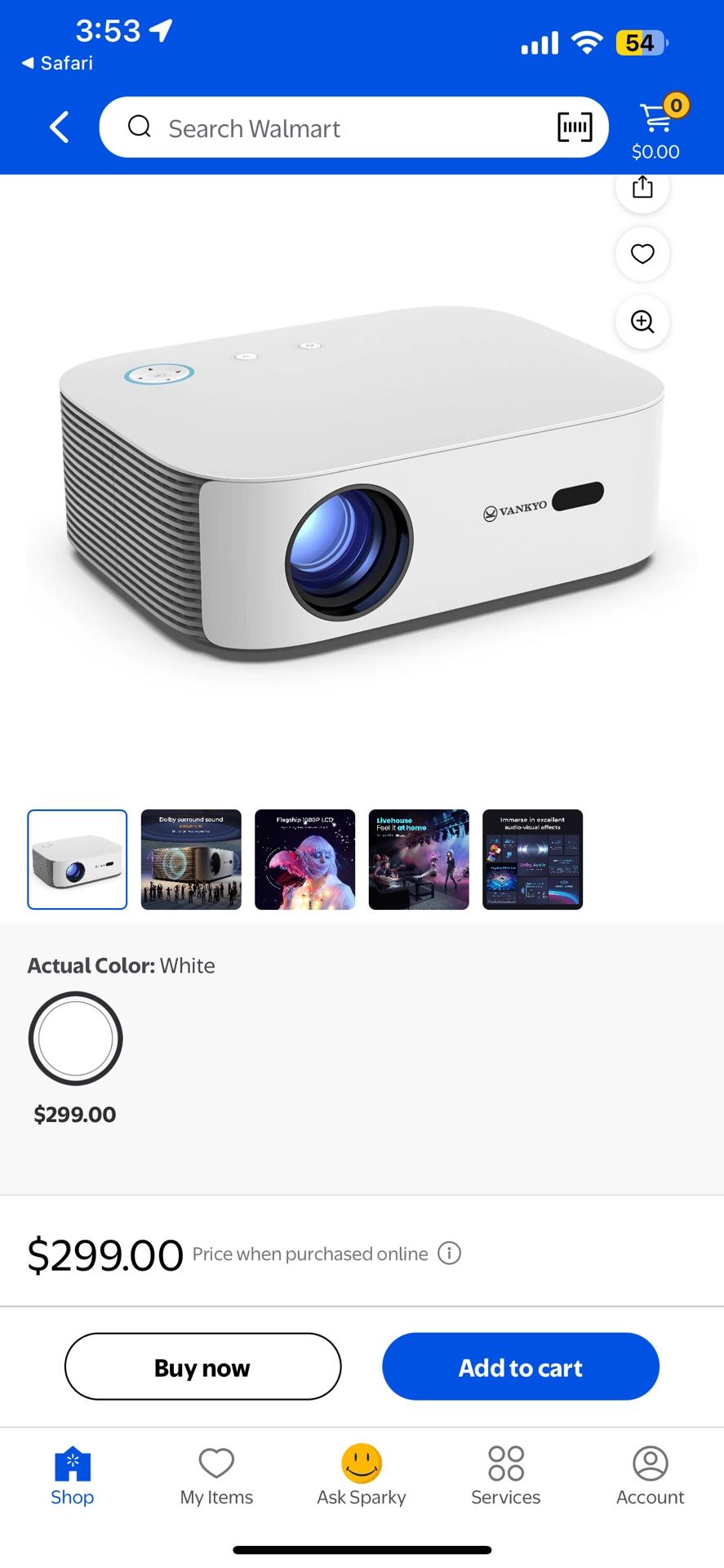 Projector Never Used