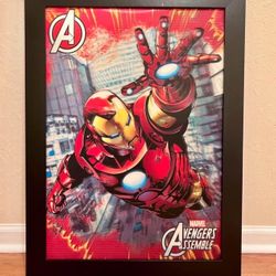 Hobby Lobby Iron Man Marvel's Avengers 3D Wall Decor. 30 1/2” x 22 1/2”   