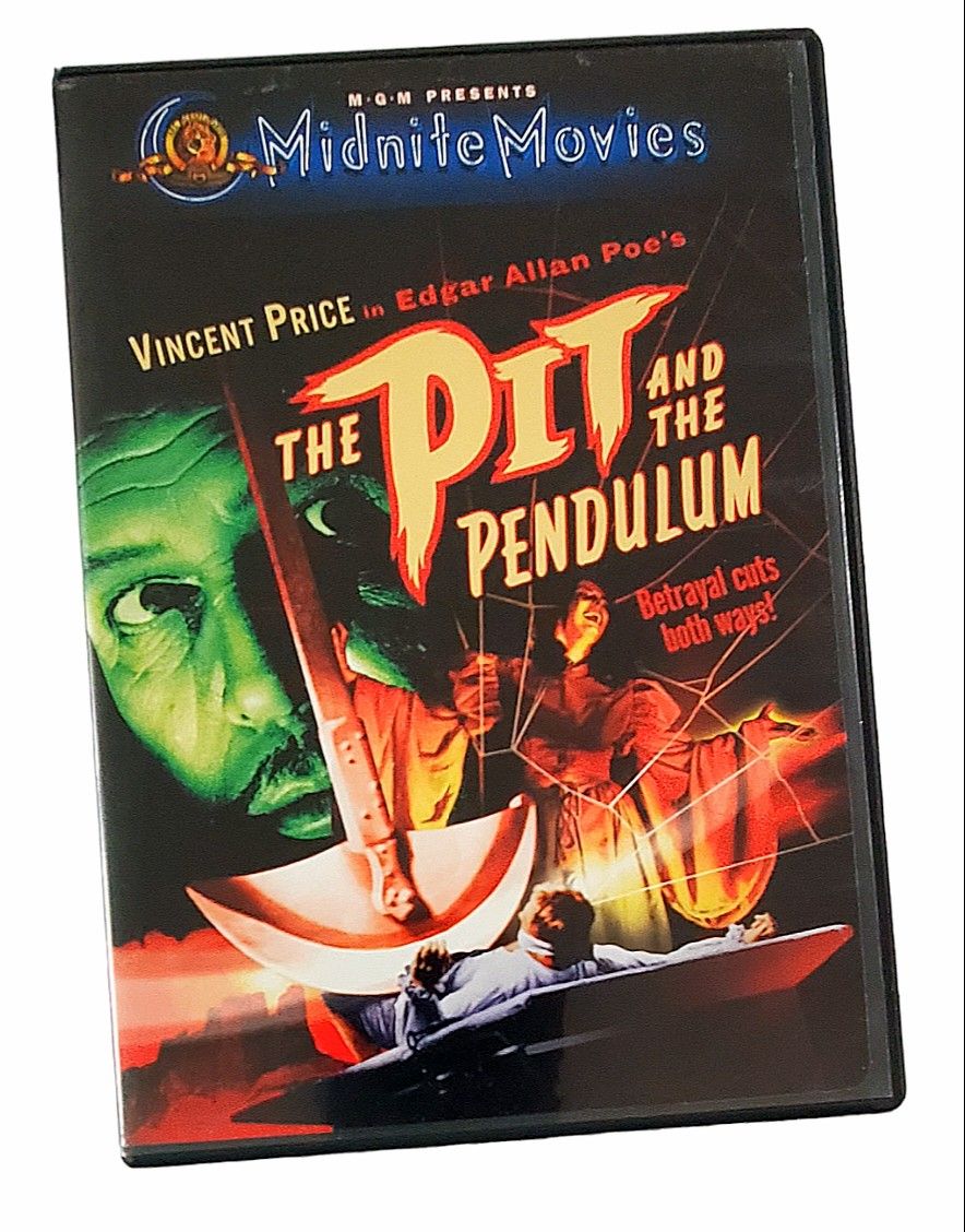 The Pit and the Pendulum DVD Vincent Price 1961 Edgar Allan Poe Horror Drama Movie
