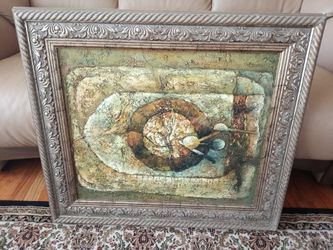 Painting w Beautiful Frame 31" x 27" by J Jordan