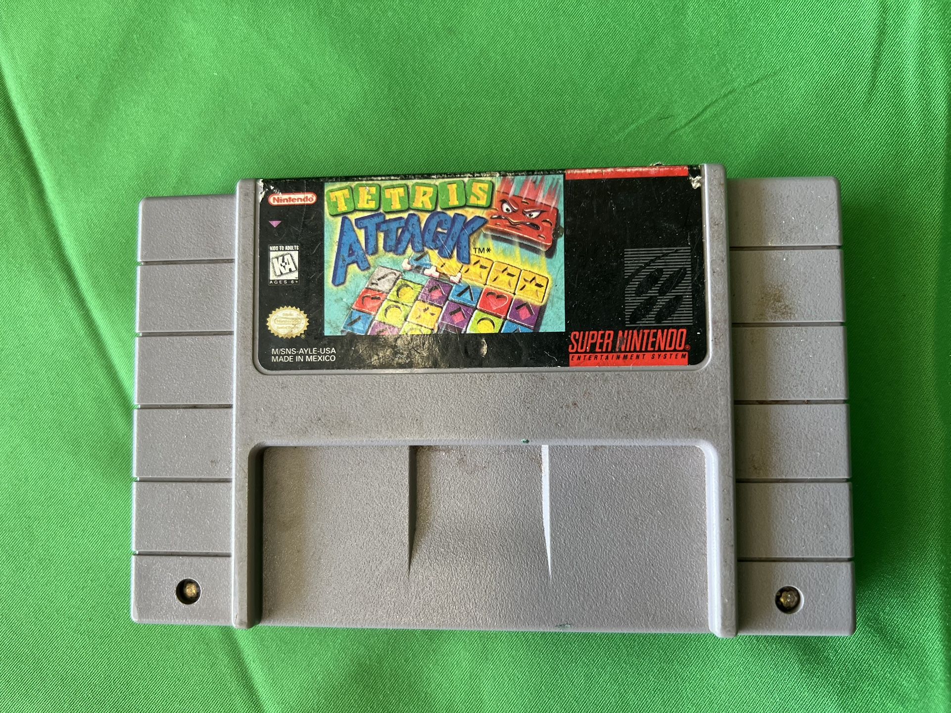 Tetris Attack (Nintendo SNES, 1996) Super Nintendo