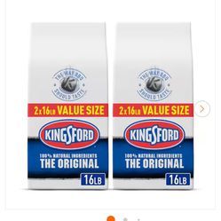 Kingsford 16 lbs. Original BBQ Smoker Charcoal Grilling Briquettes (2-Pack)