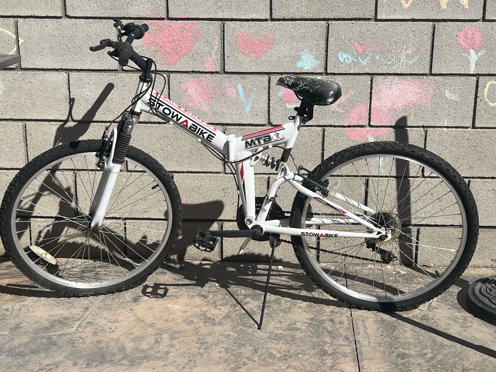 towabike 26″ MTB V2 Folding Dual-Suspension 18-Speed Mountain Bike