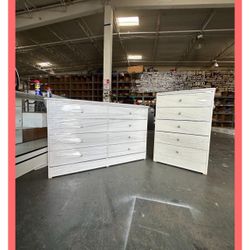 Dresser set / Five and Eight drawers dresser