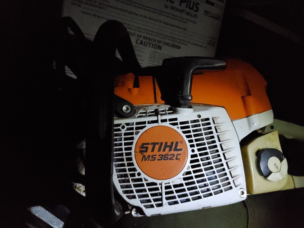 Stihl MS 362 gas powered chainsaw