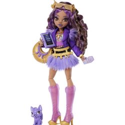 Monster High Doll - Clawdeen Wolf & Pet 