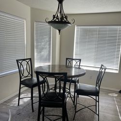 Durable Stone Like Dining Kitchen Table 